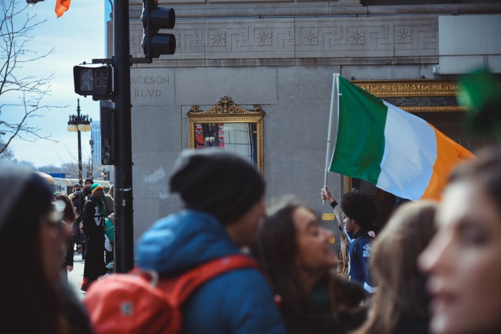 Ireland Flag. Representing Conor Mcgregor, who fights in the UFC and does MMA for a living